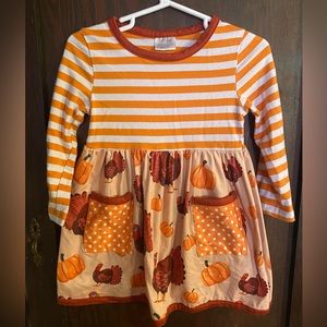 Boutique Fall/Thanksgiving Dress 12-18 months